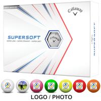 12x12 Balles CALLAWAY Logotées SuperSoft <b style='color:red'>(dispo au 11 juin 2022)</b>
