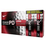 Balles de golf Power Distance long (18 balles)