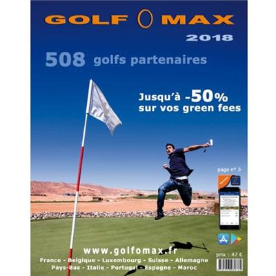 Carnet de réduction Golf O Max 2018 - Golfleader