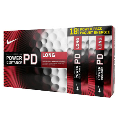 Balles de golf Power Distance long (18 balles)