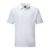 Polo Pique Uni Junior blanc (92740)