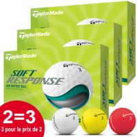3x12 Balles de golf Soft Response (N7640701) - TaylorMade