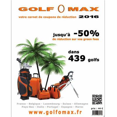 Carnet de réduction Golf O Max 2016 - Golfleader