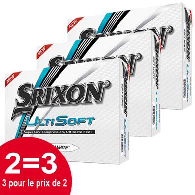 3x12 Balles de golf UltiSoft - Srixon