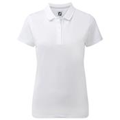 Polo Piqué Uni Femme blanc (94322)