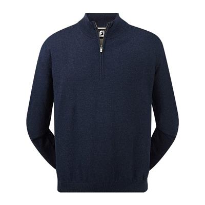 Pull Over Lambswool Col 1/2 Zip Coupe-vent marine (95391) - FootJoy