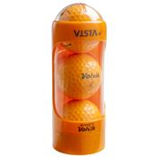 3 Balles de golf Vista IV Tube Ecocase - Volvik