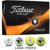 12x12 Balles TITLEIST Logotées Pro V1 - Titleist
