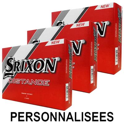 36 Balles SRIXON Personnalisées Distance - Srixon