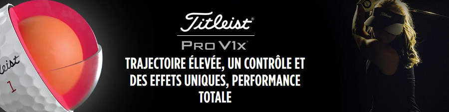 TITLEIST - 12 Balles de golf Pro V1x 2023