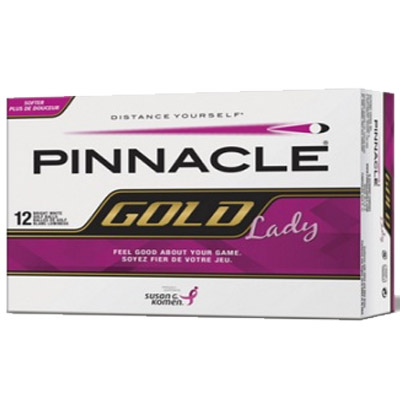 12 Balles de golf Gold Precision Femme - Pinnacle