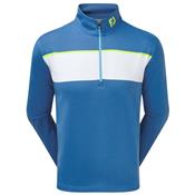 Pull Over Jersey Chill-Out Bande Poitrine bleu (90163) - FootJoy