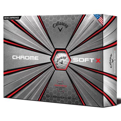 12 Balles de golf Chrome Soft X 18 - Callaway
