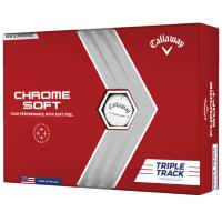 12 Balles de golf Chrome Soft Triple Track - Callaway