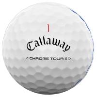 12 Balles de golf Chrome Tour X Triple Track 2024 - Callaway