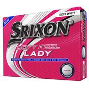 12 Balles de golf SOFT FEEL Femme - Srixon <b style='color:red'>(dispo au 10 fevrier 2023)</b>