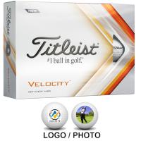 12x12 Balles TITLEIST Logotées Velocity - Titleist