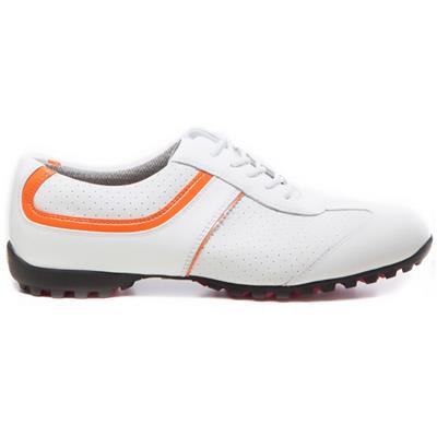 Chaussure femme Orangia Lacets 2017 (blanc-orange) - SP Golf Shoes