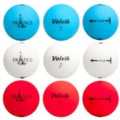 9 Balles de golf Logotées France - Volvik