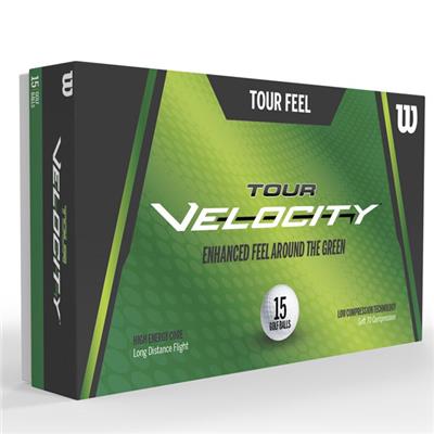 15 Balles de golf Velocity Tour Feel 2019 - Wilson