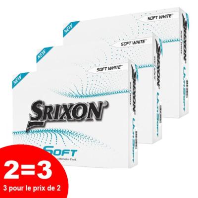 3x12 Balles de golf UltiSoft 2022 (10327464) - Srixon