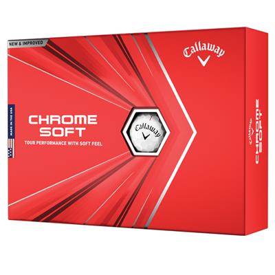 12 Balles de golf Chrome Soft 2020