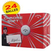 24 Balles de golf Chrome Soft