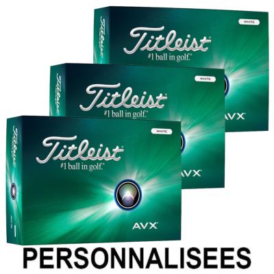 36 Balles TITLEIST Personnalisées AVX - Titleist